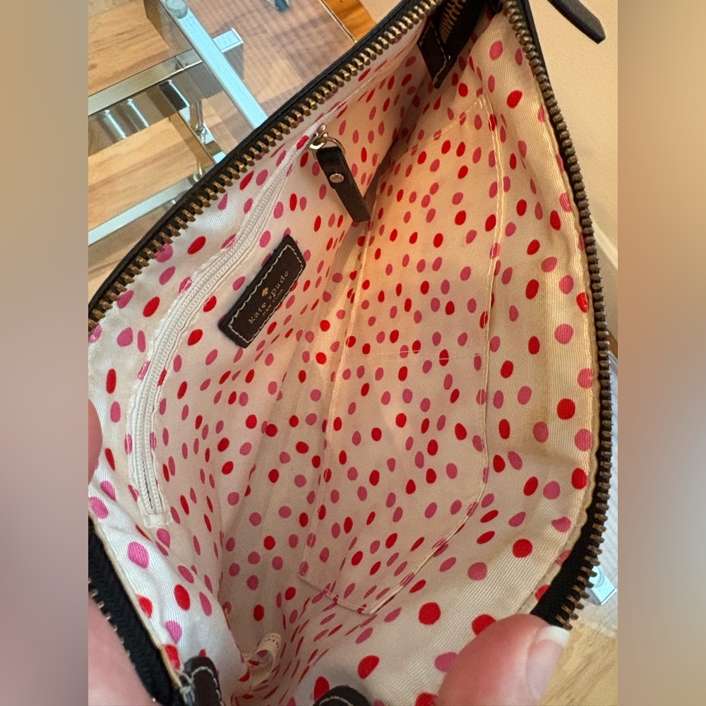 Kate Spade Outlet Wellesley Byrd Chain Shoulder Bag in Black Leather - Picture 5 of 5